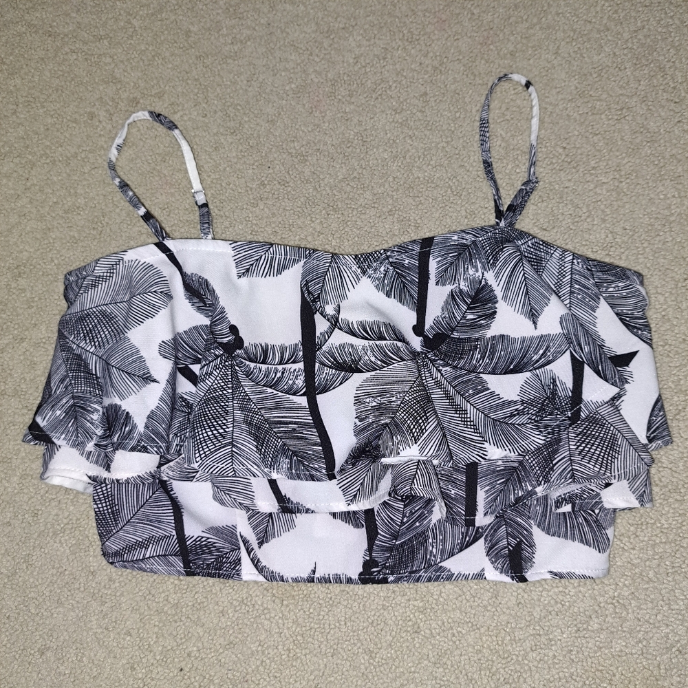 Ruffled Crop Top